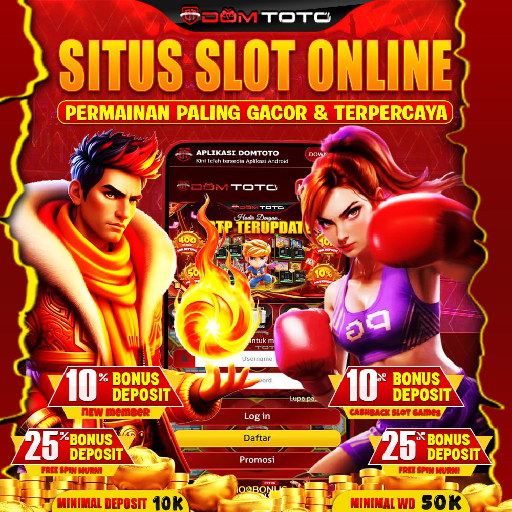 DOMTOTO Join Link Resmi Slot Gacor Hari Ini & Bandar Slot777 2025