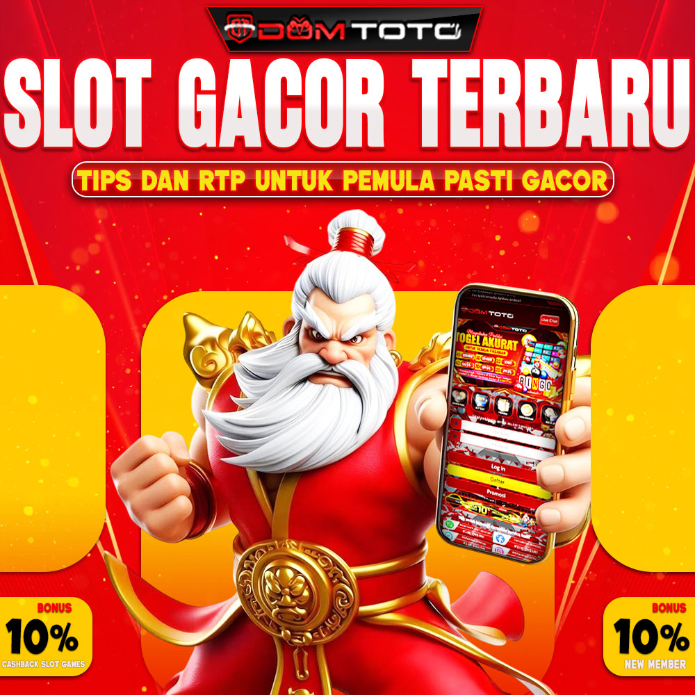DOMTOTO: Login Situs Slot Gacor Sekarang & Klaim Bonus Event Setiap Harinya