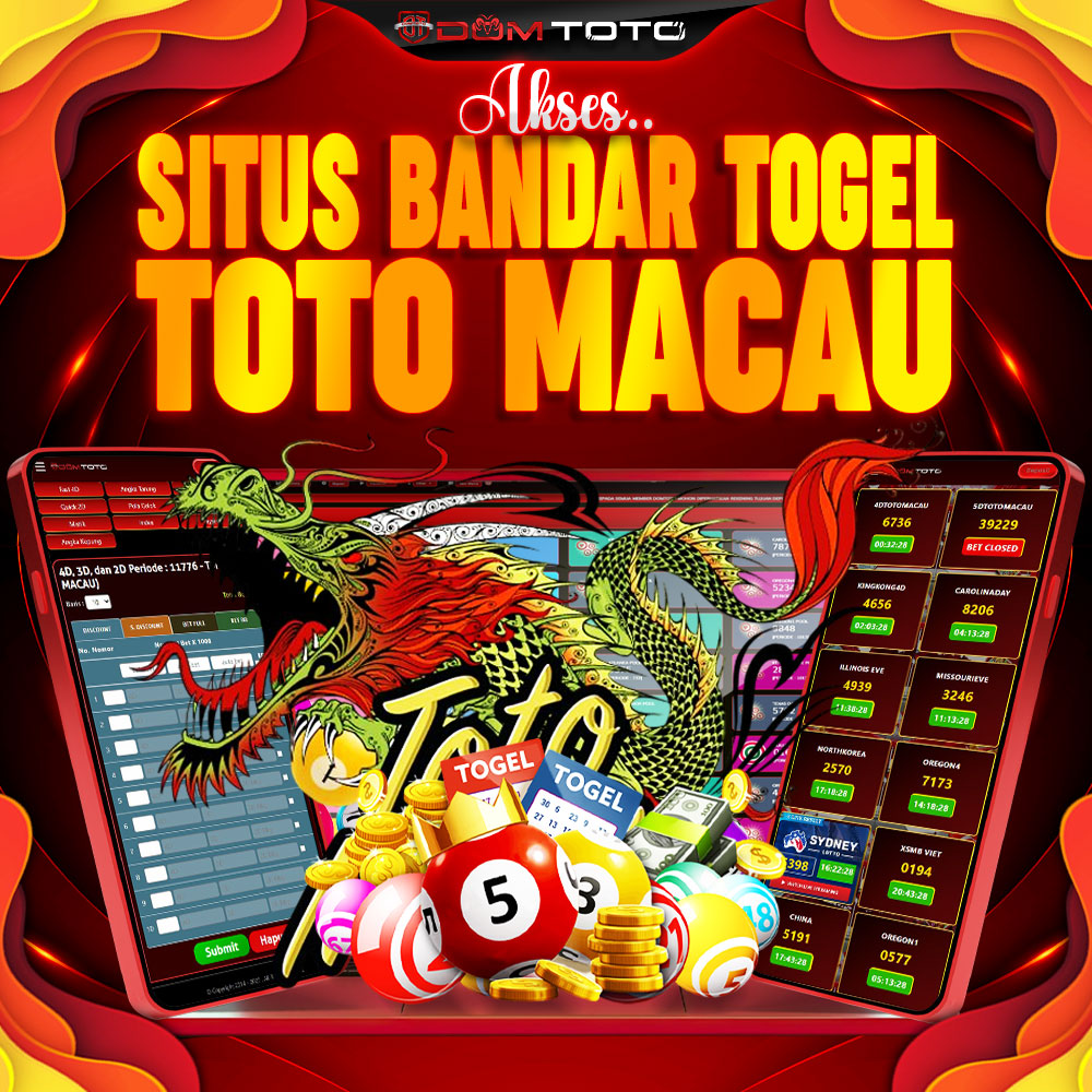 DOMTOTO | Prediksi Pengeluaran Macau 4D | Result Pools Data Macau 5D | Live Draw Toto Macau | Keluaran Data Macau