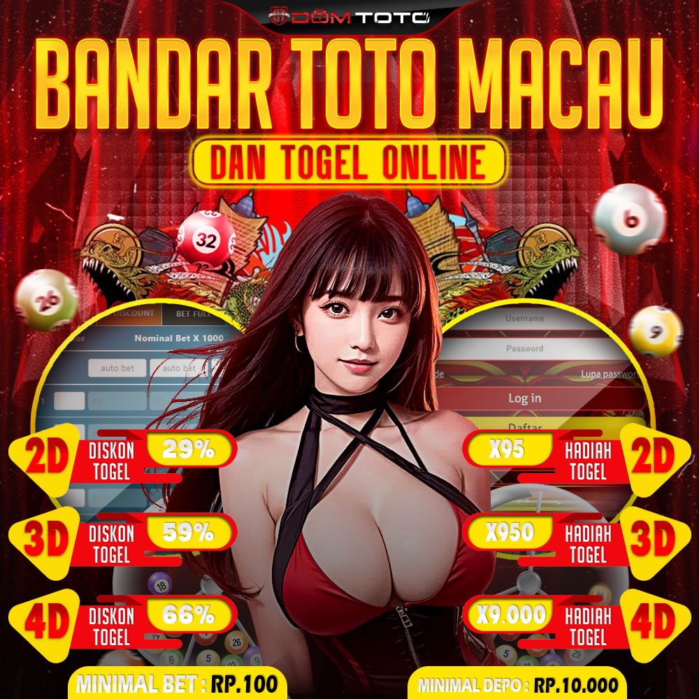 Tempat Bermain Toto Macau 4D DOMTOTO Live Result | Prediksi | Pengeluaran | Data | Keluaran Macau