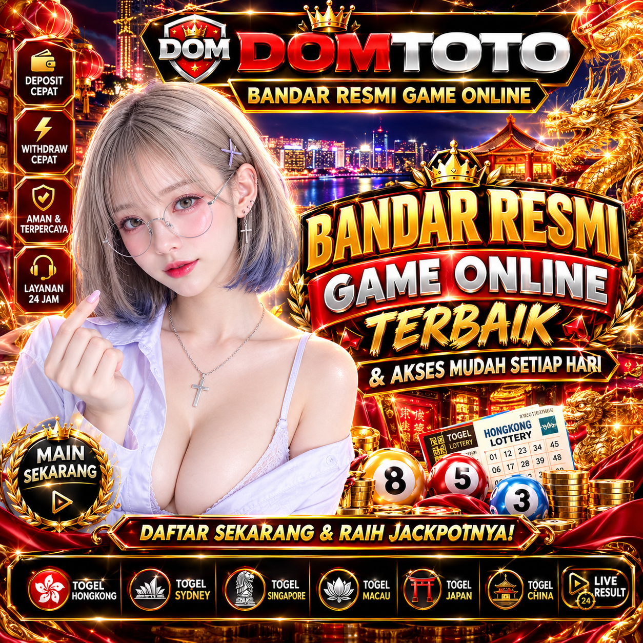 DOMTOTO >> Bandar Resmi Game Online Terbaik & Akses Mudah Setiap hari